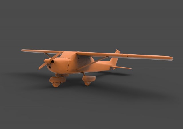 cessna Model Cetak 3D .c4d .max .obj .3ds .fbx .stl .blend 
