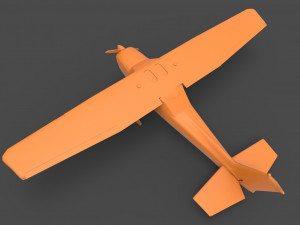 cessna Model Cetak 3D