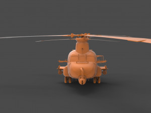 ch-47 3Dプリントモデル