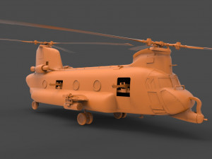ch-47 3Dプリントモデル