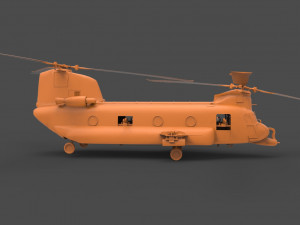 ch-47 3Dプリントモデル