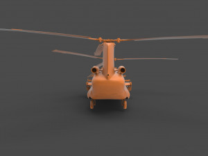 ch-47 3Dプリントモデル
