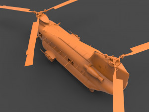 ch-47 3Dプリントモデル