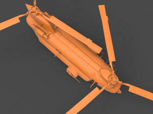 ch-47 3Dプリントモデル