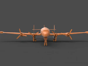 lockheed constellation 3D Print Model