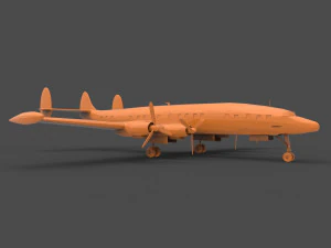 lockheed constellation 3D Print Model