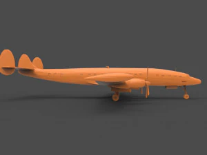 lockheed constellation 3D Print Model