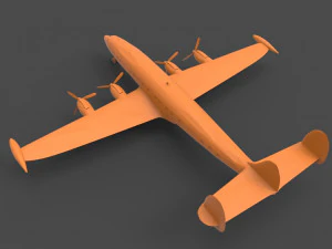 lockheed constellation 3D Print Model