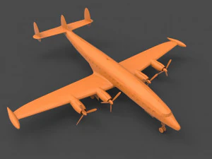 lockheed constellation 3D Print Model