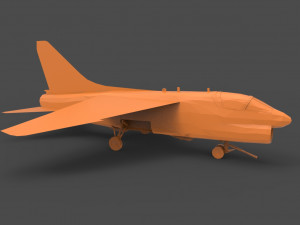 ltv a-7 Model Cetak 3D
