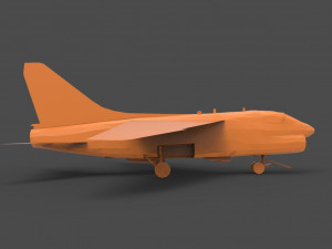 ltv a-7 Model Cetak 3D