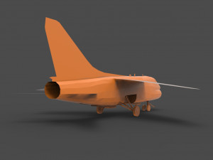 ltv a-7 Model Cetak 3D