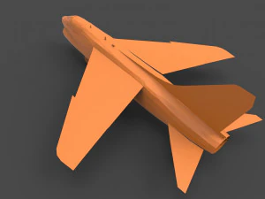 ltv a-7 Modello di stampa 3D