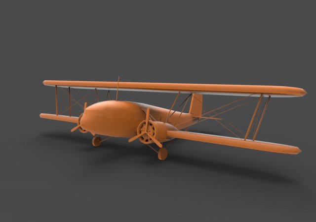 curtiss-wright 3D Print Model .c4d .max .obj .3ds .fbx .stl .blend 