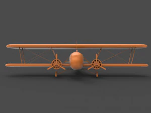 Curtiss Wright Modelo de Impressão 3D