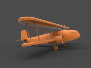 Curtiss Wright Modelo de Impressão 3D