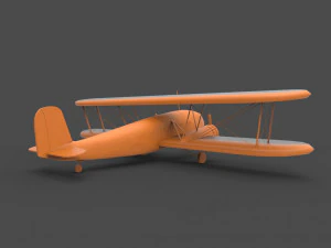 Curtiss Wright Modelo de Impressão 3D