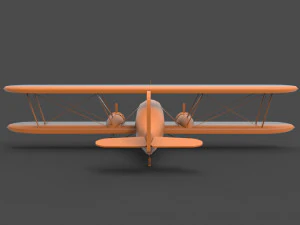 Curtiss Wright Modelo de Impressão 3D