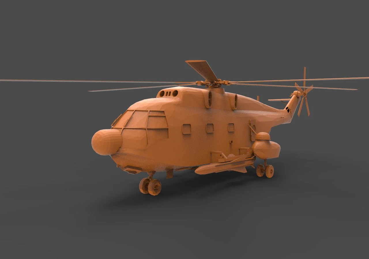 sa321 3D Print Model .c4d .max .obj .3ds .fbx .stl .blend 