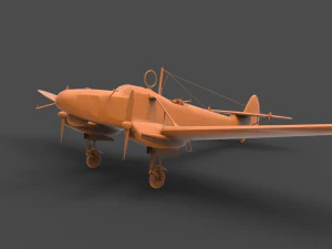 фокке вульф fw58b 3D Принт Модель