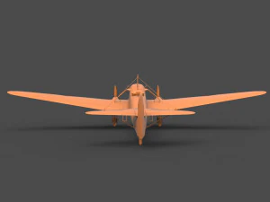 фокке вульф fw58b 3D Принт Модель