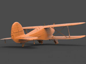 beechcraft g17s 3D Print Model
