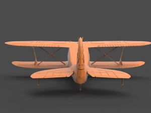 beechcraft g17s 3D Print Model