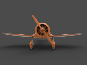gee bee model r1 3D Baskı Modeli