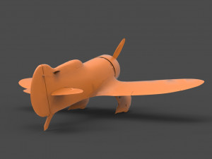 gee bee model r1 3D Baskı Modeli