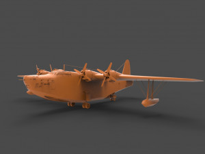 kawanishi h8k 3Dプリントモデル