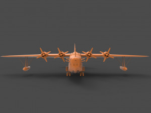 kawanishi h8k 3D printmodel