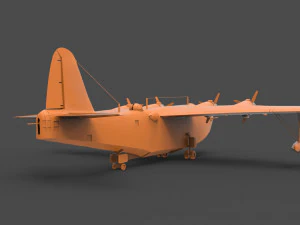 kawanishi h8k 3D Принт Модель