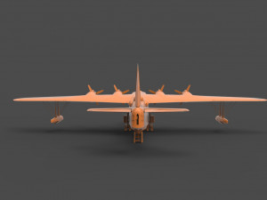 kawanishi h8k 3D printmodel