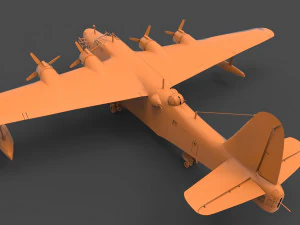 kawanishi h8k 3D Принт Модель