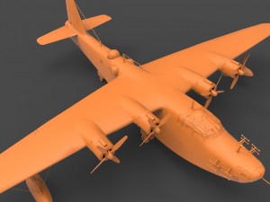 kawanishi h8k 3D printmodel