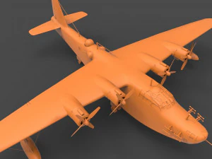 kawanishi h8k 3D Принт Модель