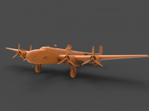 handley page halifax 3Dプリントモデル
