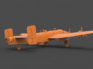 handley page halifax Modello di stampa 3D