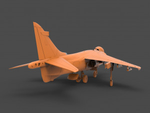 av-8b Model do druku 3D
