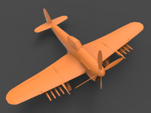 f6f hellcat Model do druku 3D