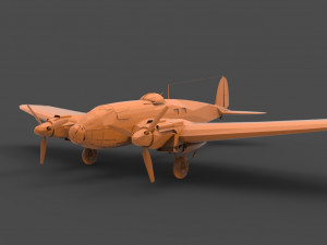 heinkel he 111 3D Print Model