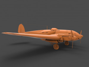 heinkel he 111 Model do druku 3D