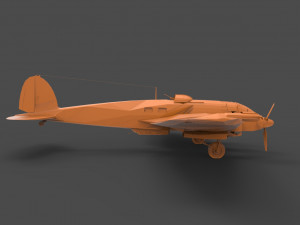 heinkel he 111 Model do druku 3D