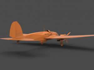 heinkel he 111 Model do druku 3D