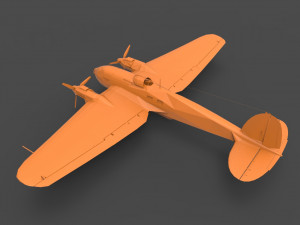 heinkel he 111 Model do druku 3D