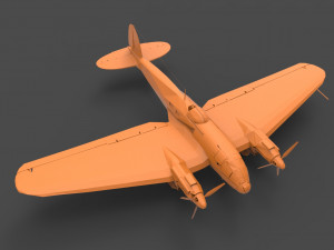 heinkel he 111 Model do druku 3D