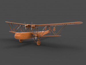 handley page hp42 3D 打印模型