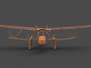handley page hp42 Modello di stampa 3D
