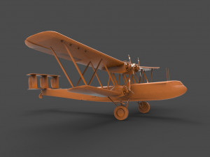 handley page hp42 Modello di stampa 3D
