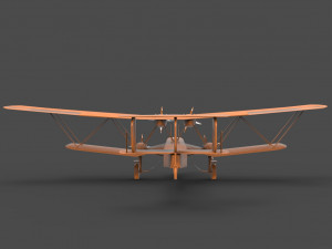 handley page hp42 Modello di stampa 3D